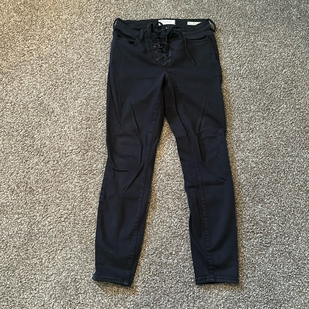PacSun High Rise Jeggings with a Tie Closure